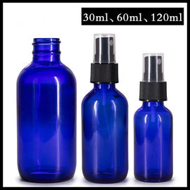 Çin Kozmetik Losyonu / Parfüm için Mavi Renkli Cam Sprey Şişesi 30ml 60ml 120ml Tedarikçi
