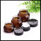 Amber Kozmetik Krem Kavanoz 15g 30g 50g Cilt Bakımı PETG Yüz Kremi Şişeleri ISO Onayı Tedarikçi